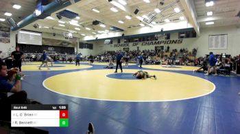 147 lbs Quarterfinal - Lucan O`Brien, St. Edward (OH) vs Ryan Bennett, St. Edward (OH)