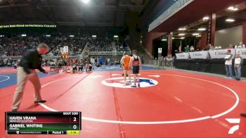 3A-106 lbs Semifinal - Haven Vrana, Newcastle/Upton vs Gabriel Whiting, Powell