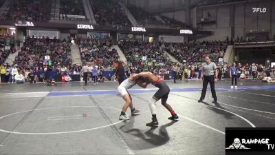 110 lbs Cons. Round 2 - Za`Vion Butler, Atchison vs Brayden Niedens, Wichita Blue Knights