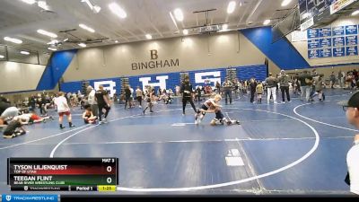 69 lbs Cons. Round 3 - Teegan Flint, Bear River Wrestling Club vs Tyson Liljenquist, Top Of Utah