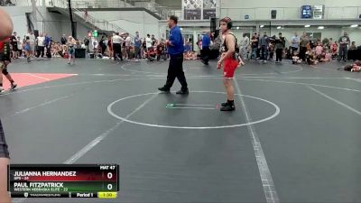 115 lbs Round 6 (10 Team) - Alex Rosciano, Western Nebraska Elite vs Madden Spencer, GPS