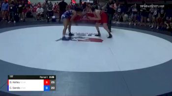 132 lbs Round 4 (10 Team) - Danica Kelley, SCVWA vs Ce`ariah Sands, KCWA