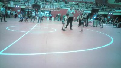 10U - 49/53 Champ. Round 1 - Temperance Walker, Indiana vs Isaac Schmidt, Mishawaka Wrestling Club