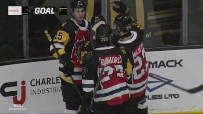 Cooper Dennis Scores On High-Slot Snipe To Give Brantford The Lead