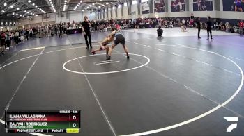 126 lbs Semifinal - Zaliyah Rodriguez, ReZults Wrestling vs Iliana Villagrana, All American Wrestling Club