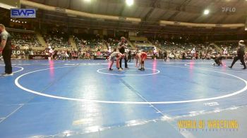 92 lbs Consi Of 16 #1 - Damian Barbosa, Honey Badgers Wrestling Club vs Case Thompson, Sebolt Wrestling Academy