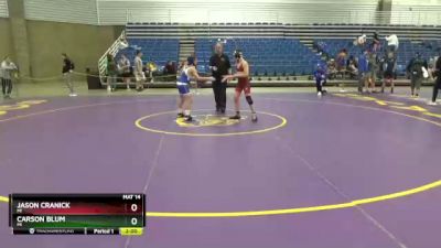 92 lbs Round 3 - Jason Cranick, MI vs Carson Blum, MI