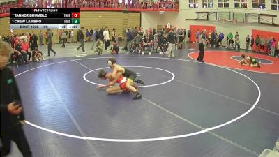 126 lbs Quarterfinal - Crew Lambro, Tahoma vs Tanner Brumble, Thurston