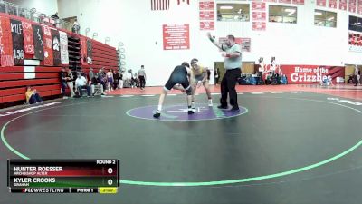 165 lbs Round 2 - Kyler Crooks, Graham vs Hunter Roesser, Archbishop Alter