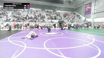 50 lbs Champ. Rd Of 64 - Heather Crull, Bearcat Wrestling Club vs Addie Morse, Oklahoma