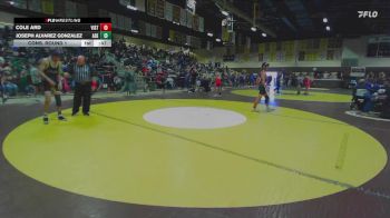 132 lbs Cons. Round 1 - Joseph Alvarez Gonzalez, Adelanto vs Cole Ard, Vista