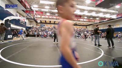 43-46 lbs Rr Rnd 1 - Grayson Mortimer, Lions Wrestling Academy vs Vale Torres., Standfast OKC