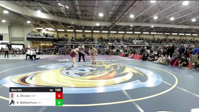 285 lbs Round Of 32 - Anthony Shivas, Derby/Oxford/Holy Cross vs Brady Bekkenhuis, Arlington