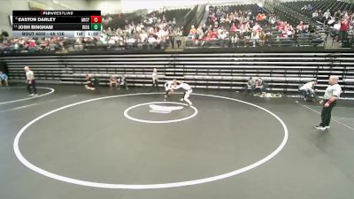 4A 126 lbs Champ. Round 1 - Josh Bingham, Ridgeline vs Easton Darley, Green Canyon