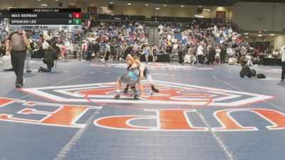 113 lbs Consi Of 8 #1 - Max Berman, FL vs Spencer Lee, NY