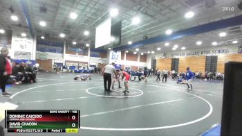 106 lbs Champ. Round 2 - David Chacon, Buchanan vs Dominic Caicedo, Corona High School