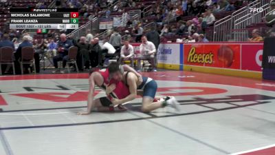 127 lbs Consi 5 - Nicholas Salamone, Easton Area vs Frank Leanza, Manheim Township