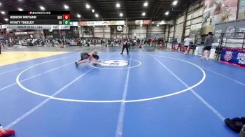 144 lbs Champ. Round 2 - Jesson Weyand, Darkhorse vs Wyatt Tinsley, Stillwater Gladiators