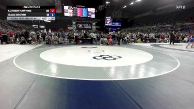 132 lbs Cons. Sub-rd Of 64 - Adarein Hawkins, MO vs Isaac Brown, OH