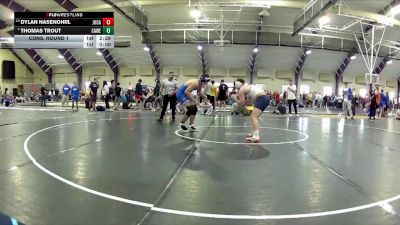 184 lbs Cons. Round 1 - Thomas Trout, Case Western vs Dylan Hasenohrl, John Carroll