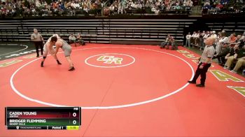 285 lbs Semifinal - Caden Young, Uintah vs Bridger Flemming, Desert Hills