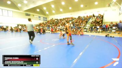 130 lbs Round 2 - Thomas Zubia, GWC vs Andrii Bohomolov, Rancho Bernardo Wrestling Club