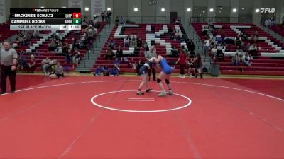 152 lbs 1st Place Match - Mackenzie Schultz, Enterprise HS vs Campbell Hooks, Auburn