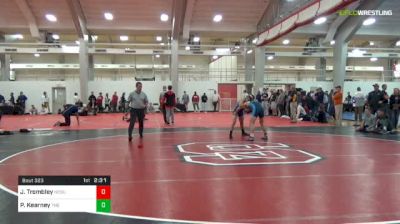 133 lbs Consi Of 8 #2 - Jarrett Trombley, NCSU Unattached vs Patrick Kearney, The Citadel