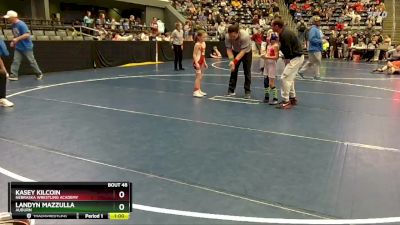 60 lbs Cons. Round 3 - Landyn Mazzulla, Auburn vs Kasey Kilcoin, Nebraska Wrestling Academy