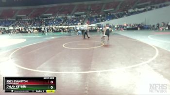 6A-120 lbs Champ. Round 1 - Joey Evanston, Mountainside vs Dylan Keyser, Lake Oswego