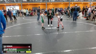 60 lbs Champ. Round 2 - Henry Rutledge, Red Devil Wrestling Club vs Kai Winker, C2X