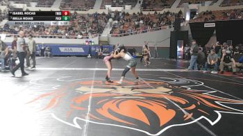 116-D2 Champ. Round 1 - Bella Rojas, Phoenix Christian vs Isabel Rocas, Tombstone High School