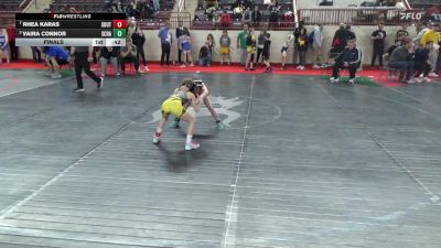 56_G lbs Final - Rhea Karas, South Fayette vs Vaira Connor, Scranton