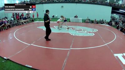 110 lbs Eva Reinitz, Washington vs Charlotte Crowston, North Dakota Blue