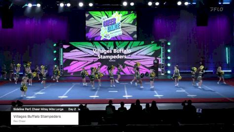 Villages Buffalo Stampeders - Rec Cheer [2023 Sideline Perf. Cheer Mitey Mite Large Day 2] 2023 Pop Warner National Cheer & Dance Championship