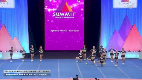Legendary Athletics - Lady Valor [2026 L4 Senior - D2 - Small - B Semis] 2026 The D2 Summit