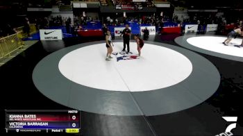 127 lbs Cons. Semi - Kianna Bates, Del Norte Wrestling Inc. vs Victoria Barragan, California