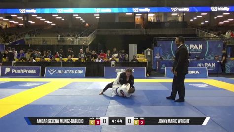 Jenny Marie Wright vs Ambar Selena Munoz-Catudio 2026 Pan Jiu Jitsu IBJJF Championship