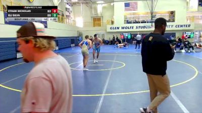 184 lbs Cons. Round 2 - Eli Silva, Ouachita Baptist vs Ethan Nicholas, Northeast Oklahoma