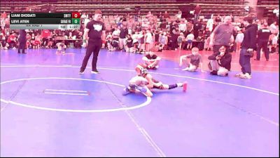 53 lbs Rr Rnd 1 - Liam Diodati, Smitty's Barn Black - ESC vs Levi Aten, SAVAGE Wrestling Academy - ESC