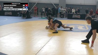135 lbs Champ. Rd Of 16 - Natalie Holdaway, Helena Wrestling Club vs Destiny Pena, Silverback