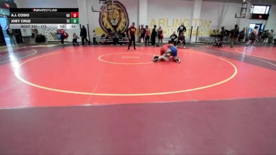 175 lbs Cons. Round 3 - A.j. Cosio, Great Oak vs Joey Cruz, Temescal Canyon