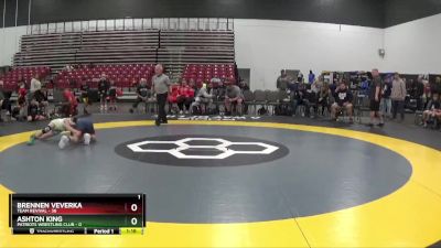 90 lbs Quarterfinals (8 Team) - Brennen Veverka, Team Revival vs Ashton King, Patriots Wrestling Club