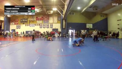 190 lbs Cons. Round 2 - Tony Zamora, Temescal Canyon vs Ruben Gracian, John Glenn