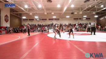 61 lbs Rr Rnd 2 - Kendall Dean, Morris Wrestling Association vs Logan Weiher, Mcalester Youth Wrestling