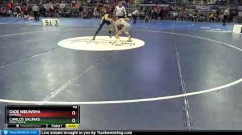 106 lbs Cons. Round 1 - Carlos Salinas, Fargo North vs Cade Nieuwsma, Bismarck