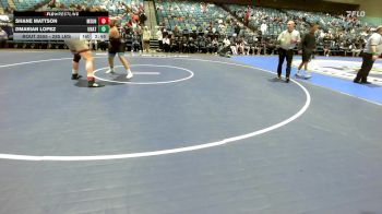 285 lbs Semifinal - Shane Mattson, Montana-Northern vs Dmarian Lopez, Unattached