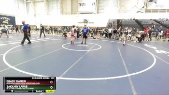 101 lbs Quarterfinal - Brady Maneri, Ruthless Aggression Wrestling Club vs Zakkary LaRue, Black Belt Wrestling Academy