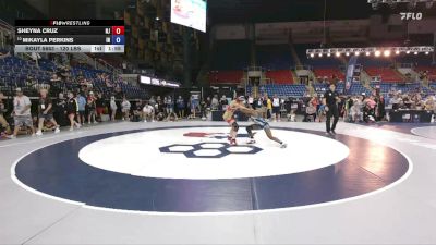 120 lbs Champ. Rd Of 32 - Sheyna Cruz, NJ vs Mikayla Perkins, IN