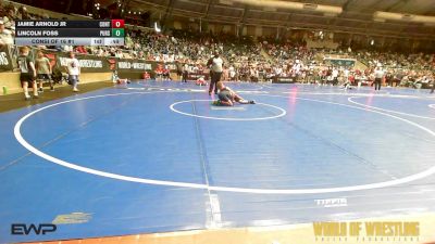 76 lbs Consi Of 16 #1 - Jamie Arnold Jr, Contenders Wrestling Academy vs Lincoln Foss, Pursuit